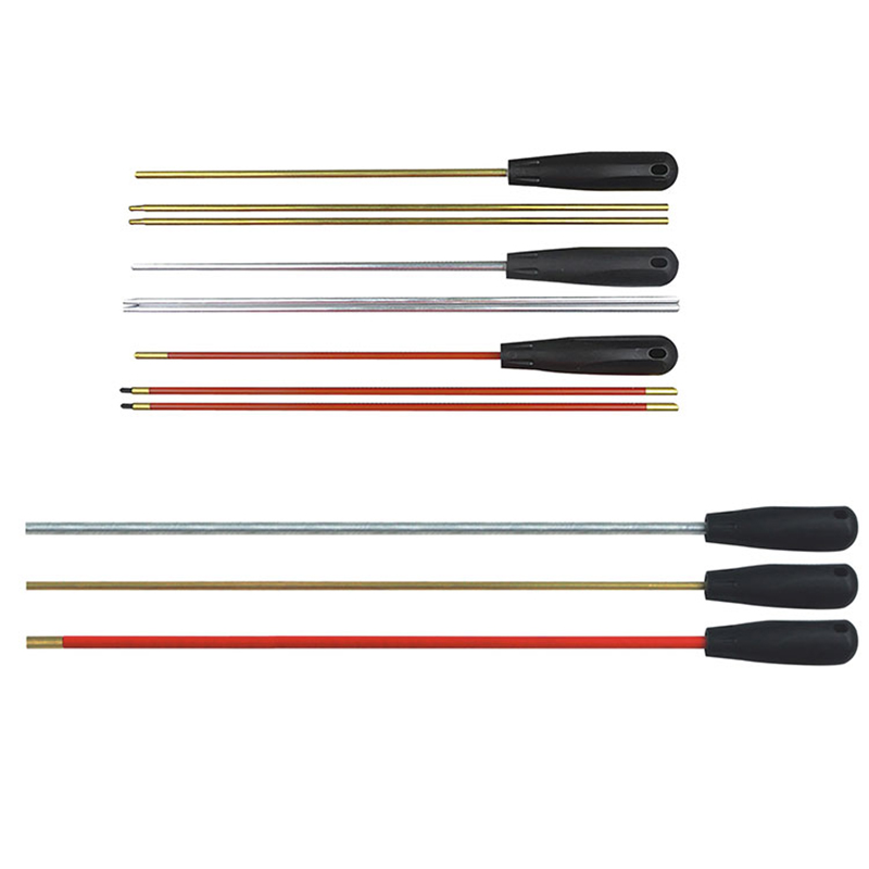 3-सेक्शन गन क्लीनिंग रॉड्स प्लास्टिक हैंडल