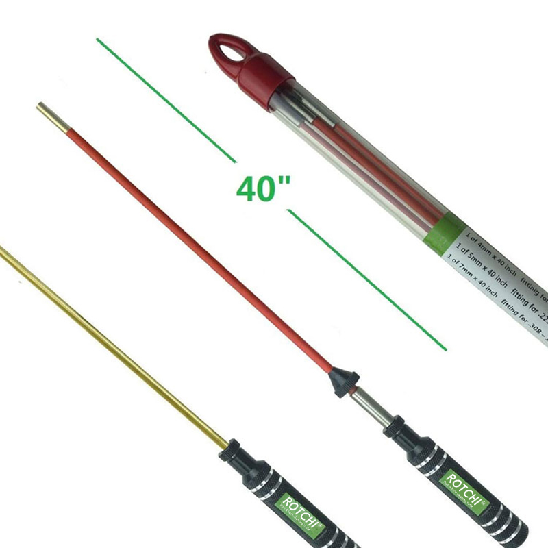 एल्यूमीनियम हैंडल फास्ट रोटेटिंग पीवीसी स्टील गन क्लीनिंग रॉड