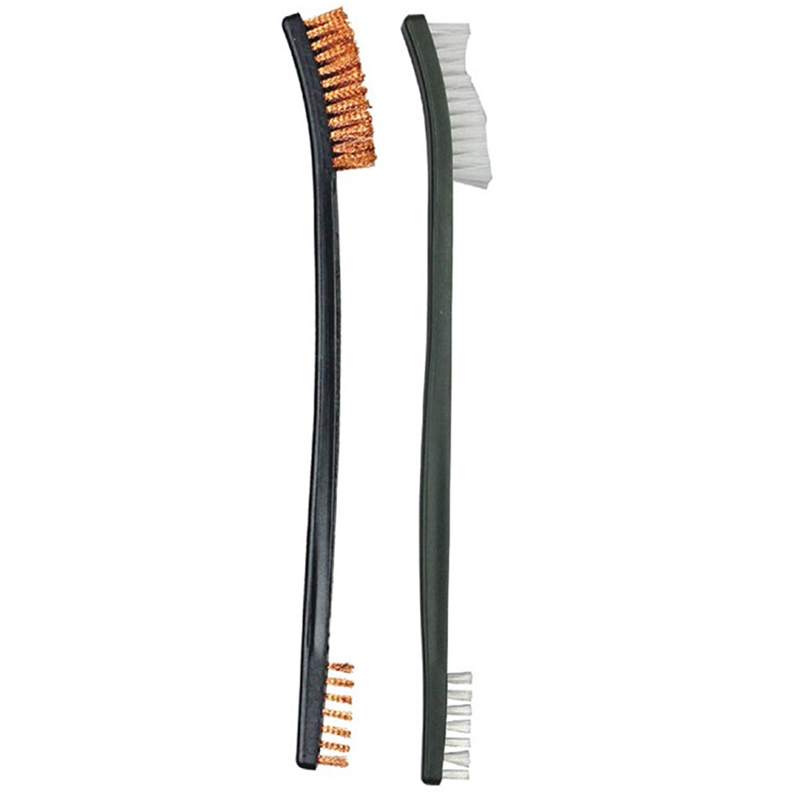 डबल एंड यूटिलिटी गन क्लीनिंग हैंड ब्रश पीतल के तार