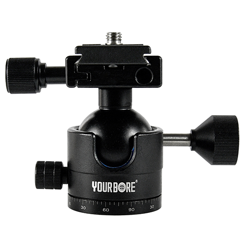 आर्का स्विस गाइड रेल स्क्रू होल्स, ट्राइपॉड बॉल हेड ब्रैकेट के साथ डबल जॉ क्लोज्ड गन फिक्सचर शूटिंग ट्राइपॉड ब्रैकेट