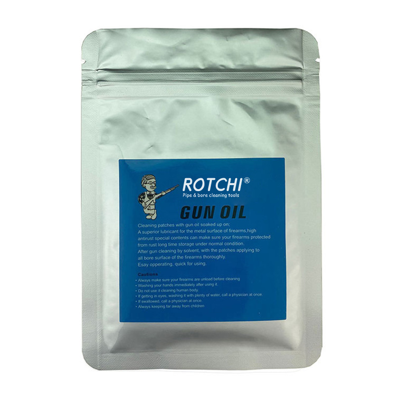 विपरीत पैक तेल अवशोषित बंदूक सफाई पैच
