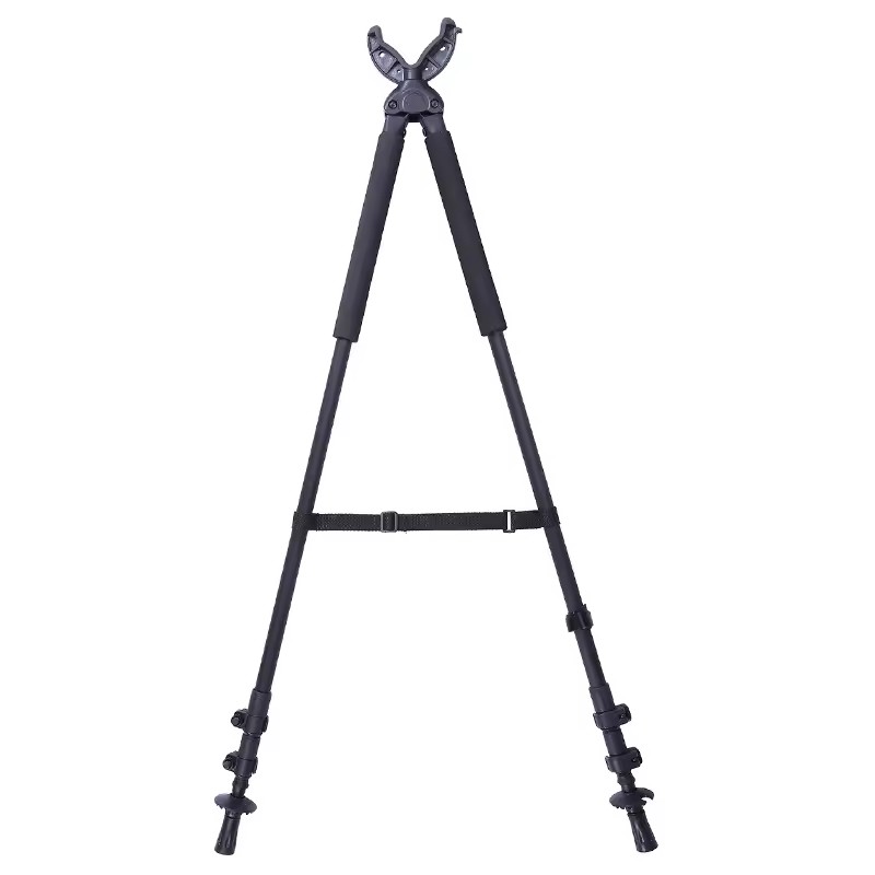 ऊंचाई में समायोज्य आउटडोर सामरिक एल्यूमिनियम शिकार सहायक उपकरण शूटिंग स्टिक