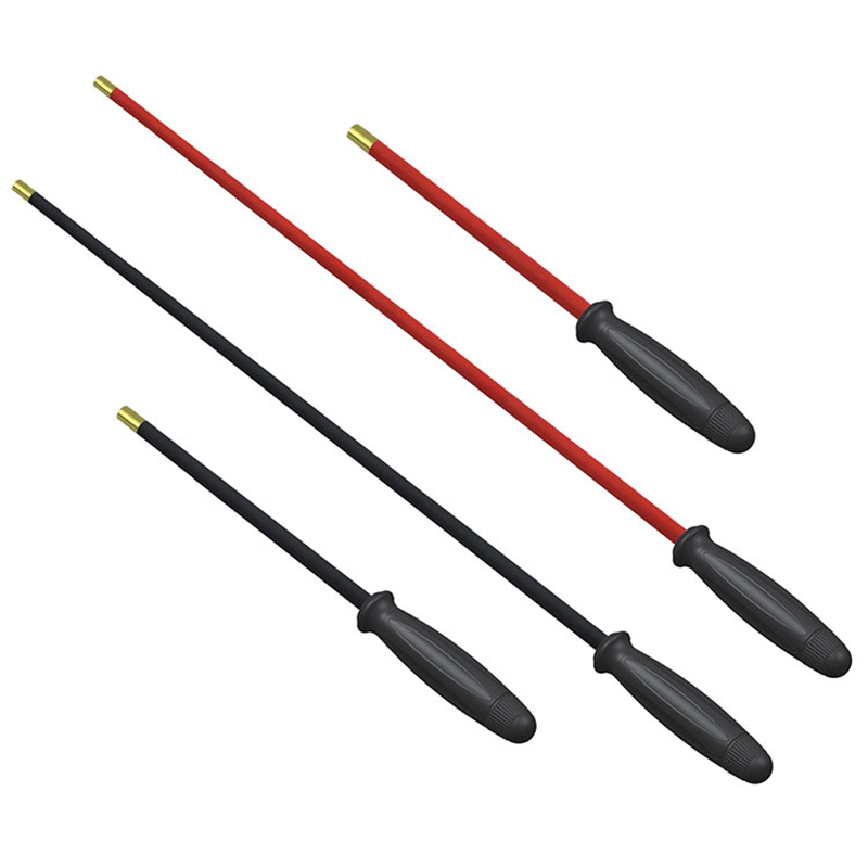 प्लास्टिक हैंडल फास्ट रोटेटिंग पीवीसी स्टील गन क्लीनिंग रॉड