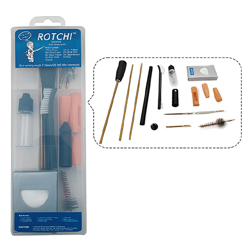 बोर गाइड और गन ऑयल के साथ राइफल किट